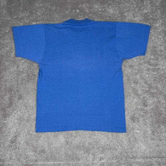 Vtg March of Dimes T-shirt Size M Screen Stars WalkAmerica 90s Blue Indie - Picture 4 of 5